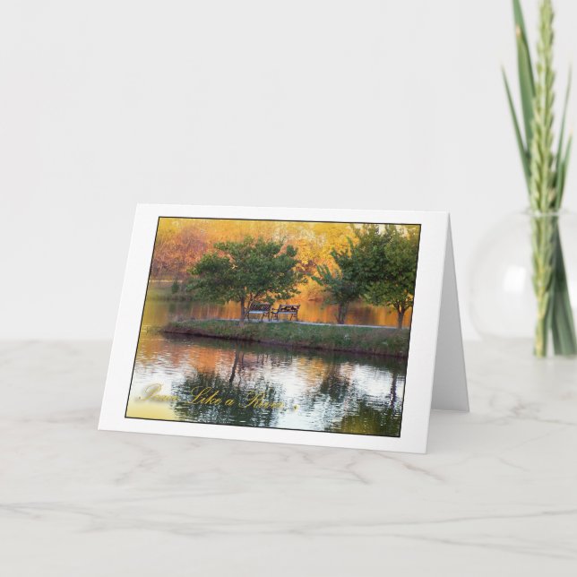 Cartão Paz Como um Rio (Frente)