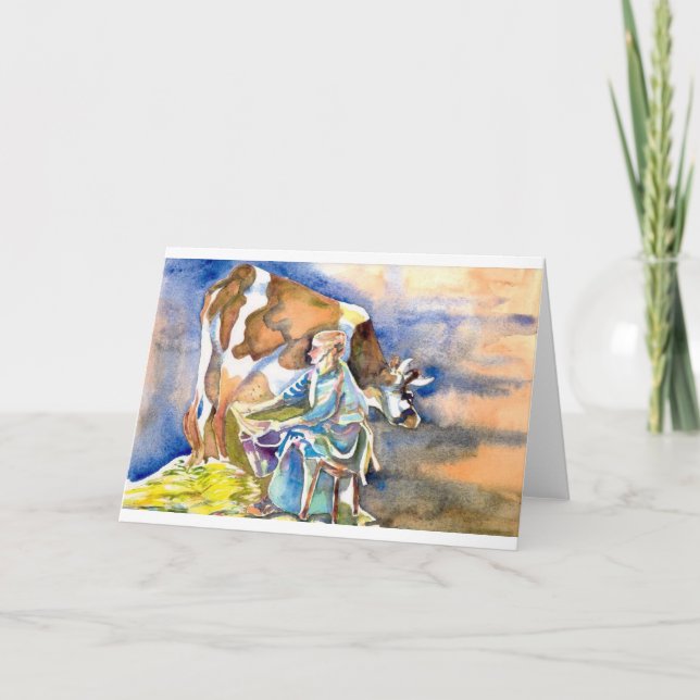 Cartão Paz e abundância (Frente)