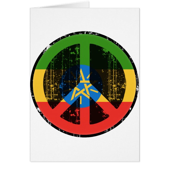 Cartão Paz em Etiópia (Frente)