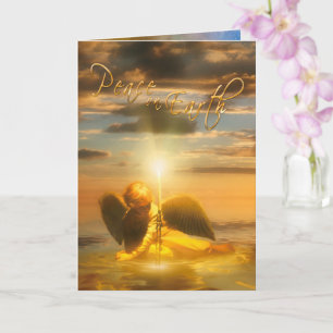 Cartão "PAZ NA TERRA" do Angel Boy Christmas