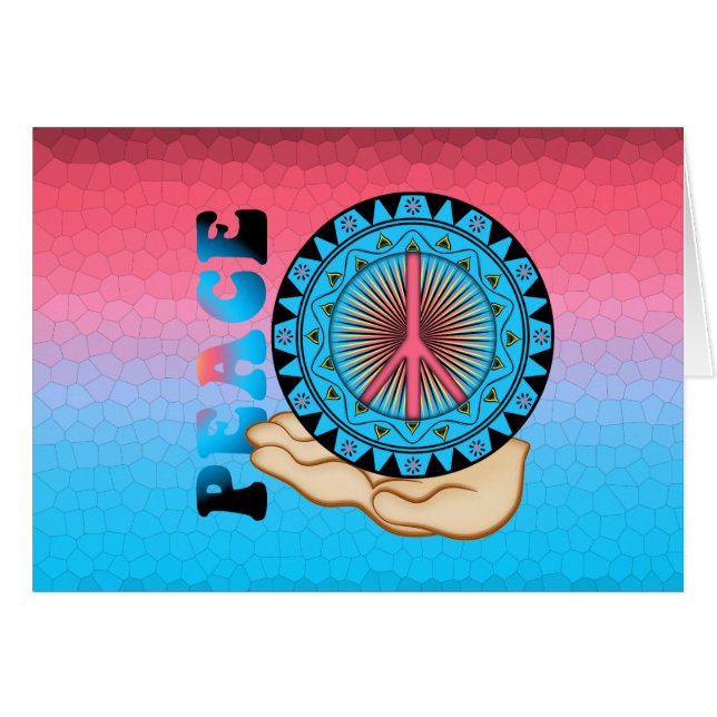 Cartão Paz ~ Sun (Frente Horizontal)