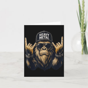Cartão Pé Grande Balança Dia dos Pais Sasquatch Meu Pai B