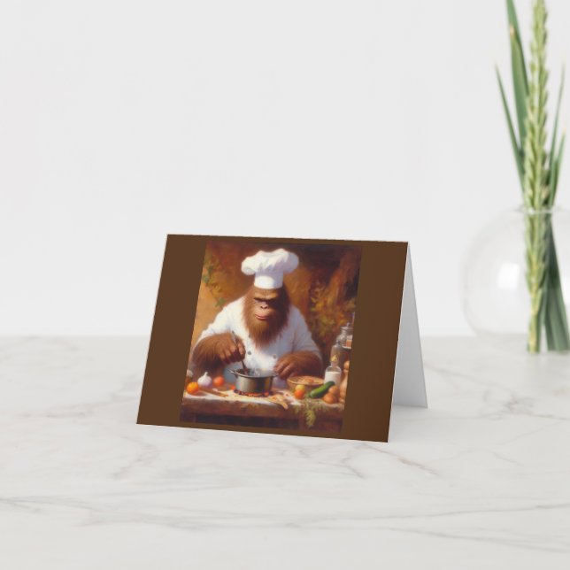 Cartão Pé Grande do Chef (Frente)