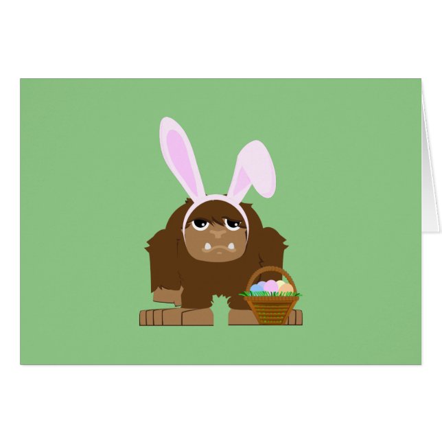 Cartão Pé-Grande Páscoa (Frente Horizontal)