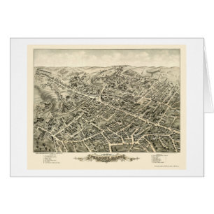 Cartão Peabody, mapa panorâmico das MÃES - 1877