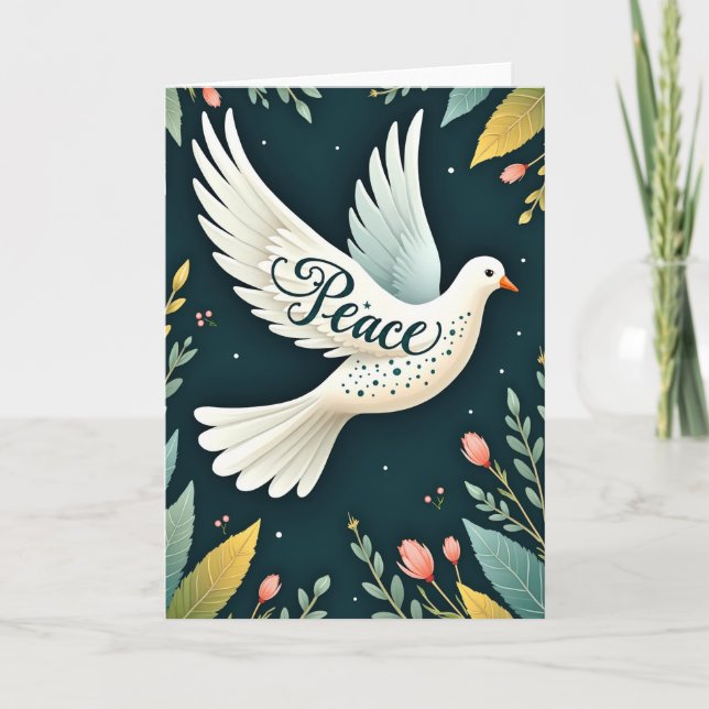 Cartão Peace Dove Greeting Card (Frente)