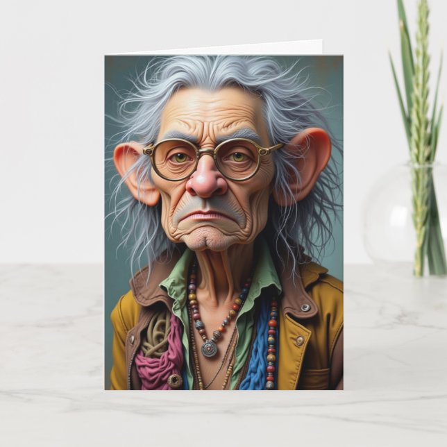 Cartão Peace, Love, and Bengay Milestone Occasion Card (Frente)