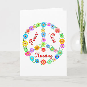 CARTÃO PEACE LOVE NURSING
