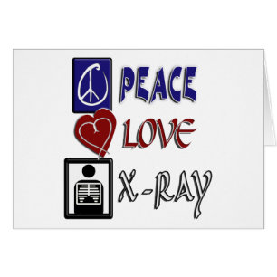 CARTÃO PEACE LOVE XRAY