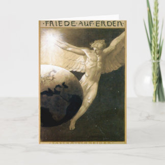 Cartão Peace on Earth Fine Art Greetings Card