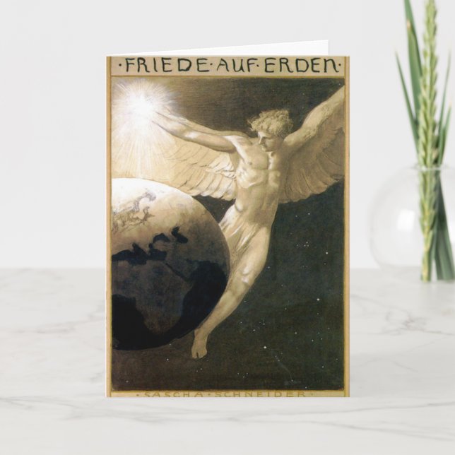 Cartão Peace on Earth Fine Art Greetings Card (Frente)