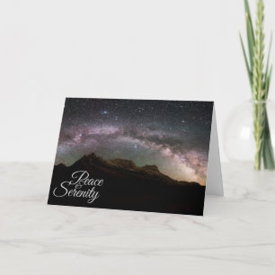Cartão Peace & Serenity Mountain Birthday Card