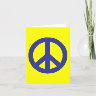 Cartão Peace Sign
