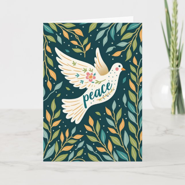 Cartão Peaceful Dove Art Card (Frente)