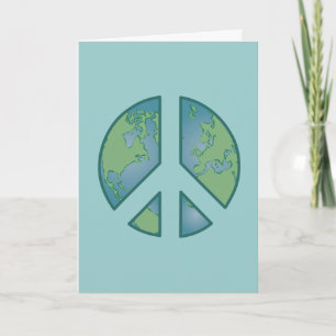 Cartão Peaceful Earth Greeting Card- Blank