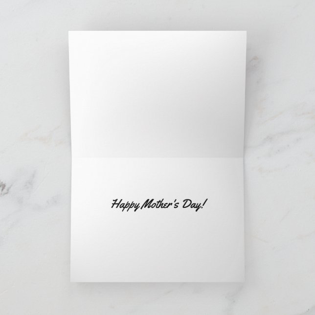 Cartão Peaches Kitten Happy Dia de as mães (Interior)