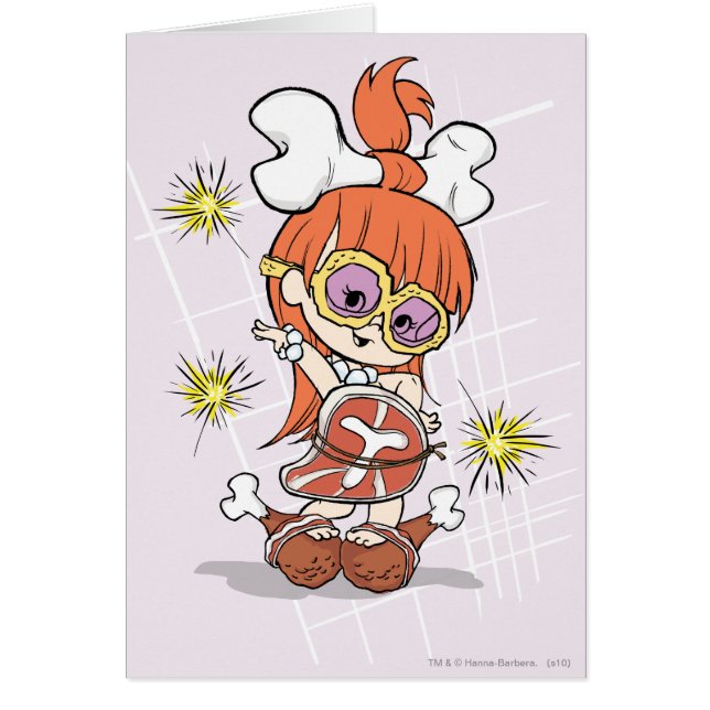 Cartão PEBBLES™ Gaga (Frente)