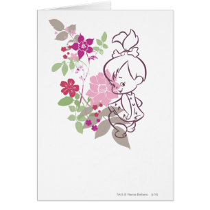 Cartão PEBBLES™ Uma Cutie Nas Flores