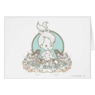 Cartão Pebolhas Um Pouco De Birdy Me Disse