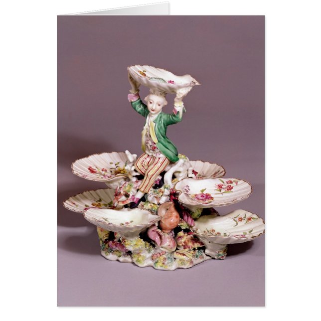 Cartão Peça central da mesa de Derby, 1760-65 (Frente)