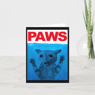 Cartão Peças De Gato Memória Humor Gatinho Engraçado Pata