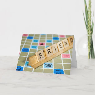 Cartão Peças de Jogo Aniversário do Amigo
