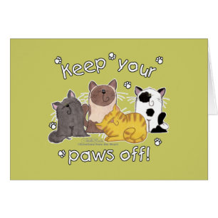 Cartão Peças Desligadas! (Gatos)