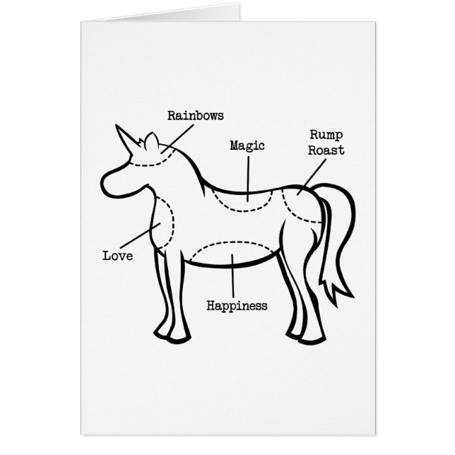 Cartão Peças Unicorn (Frente)