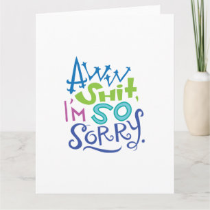 Cartão Peço desculpa