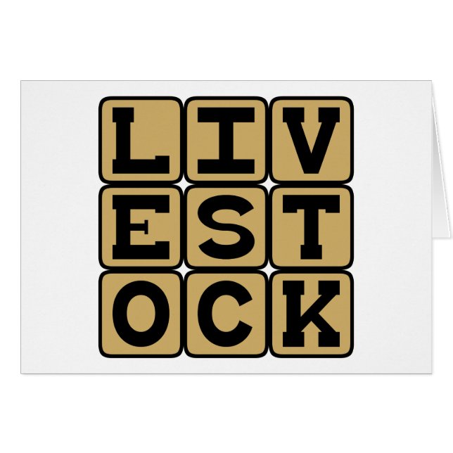 Cartão Pecuária, Bovinos (Frente Horizontal)