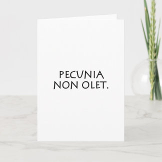 Cartão Pecunia não-oleta