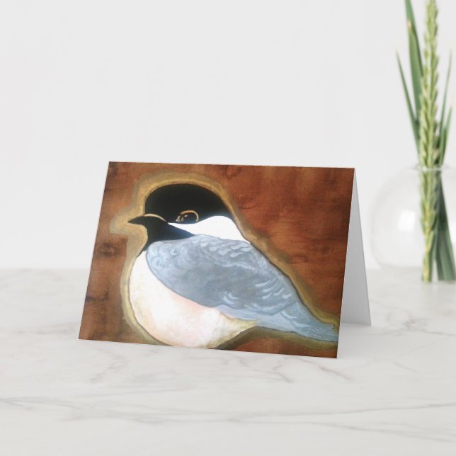 Cartão Pedagogygreetings: BC Chickadee (Frente)