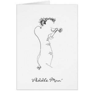 Cartão Peddle o homem