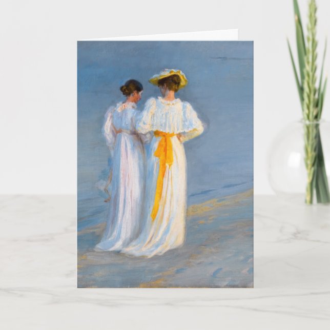 Cartão Peder Severin Kroyer - Anna Ancher & Marie Kroyer (Frente)