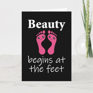 Cartão Pedicure Chiropodista Nail Salon Gift