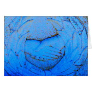 Cartão pedra esculpida