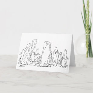 Cartão Pedras de Callanish, Escócia