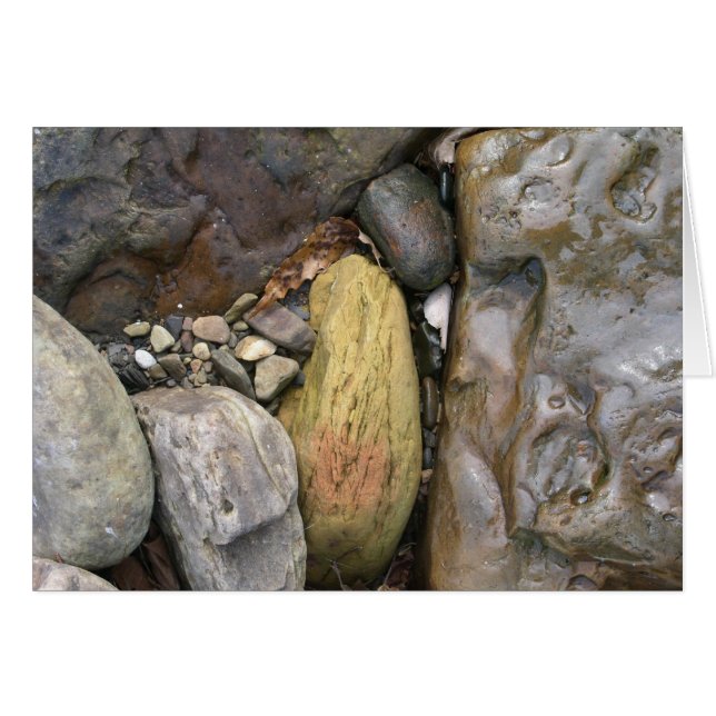 Cartão Pedras do córrego (Frente Horizontal)