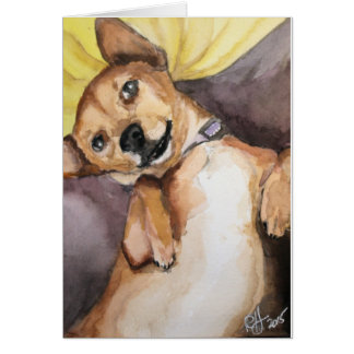 Cartão Pedro o Chiweenie