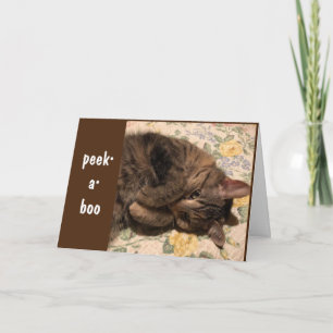 CARTÃO PEEK-A-BOO E *PARABÉNS* PARA VOCÊ!