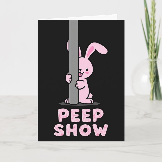 Cartão Peek A Boo Funny Friend Card (Frente)