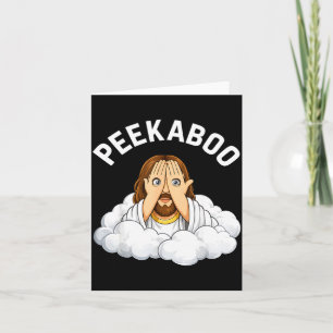 Cartão Peekaboo jesus 