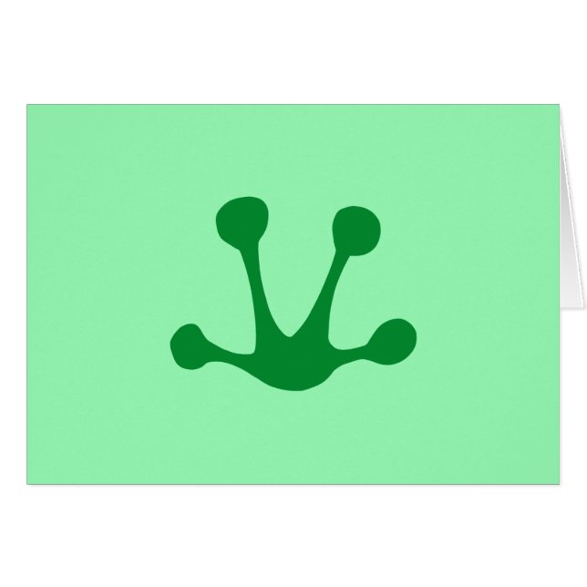 Cartão Pegada do sapo (Frente Horizontal)