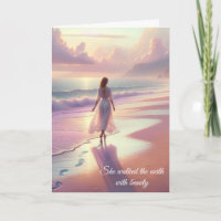 Pegadas de Simpatia em uma praia