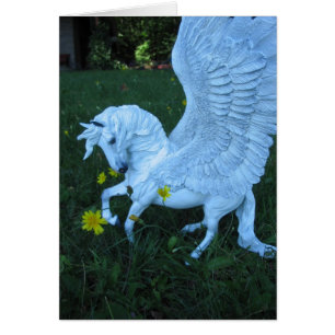 Cartão Pegasus branco