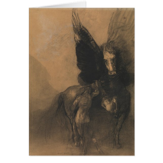 Cartão Pegasus e Bellerofão (Frente)