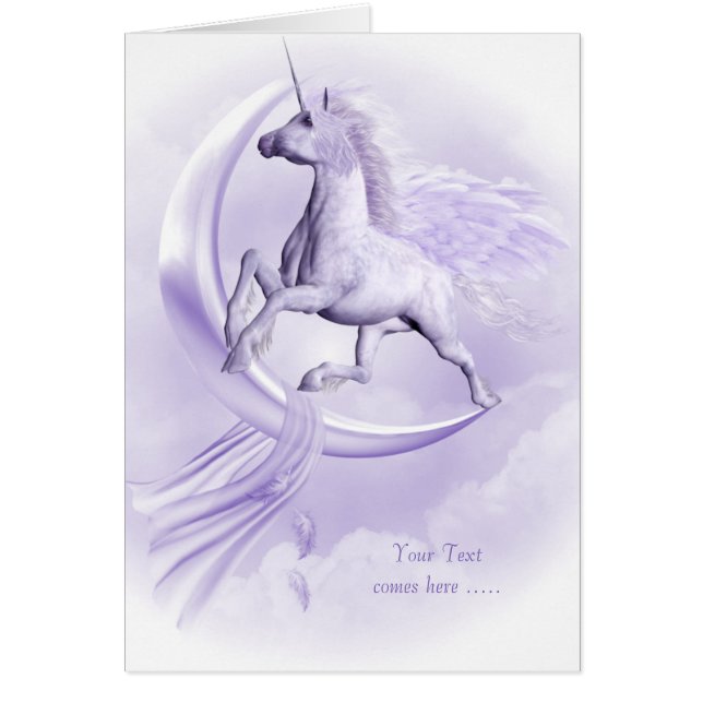 cartão Pegasus voador (Frente)