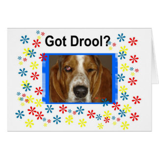 Cartão Pegou o Drool