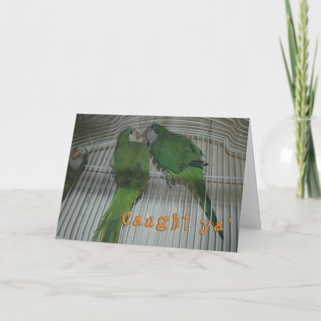 Cartão Peguei você (Frente)