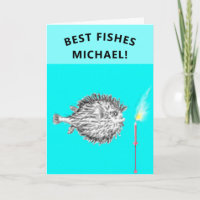 Peixe de Aniversário Engraçado